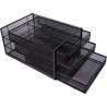 Organizador Escritorio Hon 3 Cajones 25.6x35x18.3cm Negro