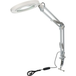 LÁMPARA PARA RESTIRADOR AMERICAN LIGHTNING 9271 C/LUPA BCO.
