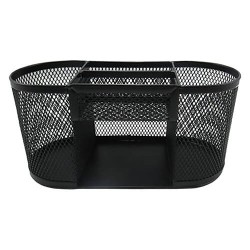 Organizador para Escritorio con 5 Secciones Color Negro