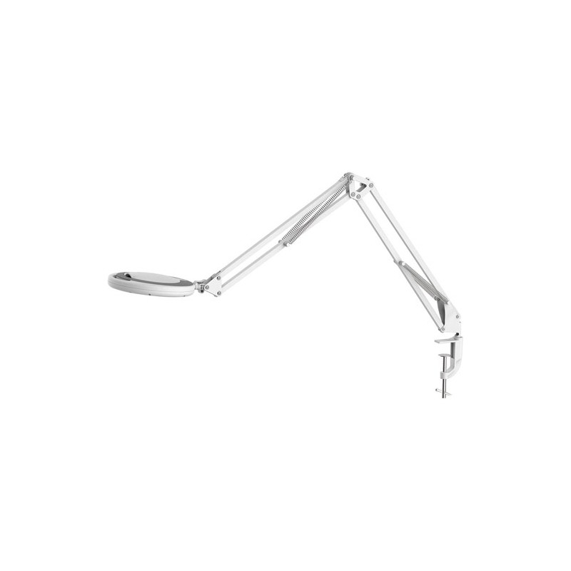 Lámpara Led Para Restirador C/Lupa Tecnolite Thl166M Bco.