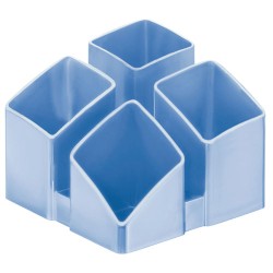 ORGANIZADOR DE ESCRITORIO HAN 17450 SCALA 12.5X12.5X10CM AZUL PASTEL