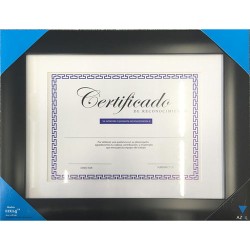 Marco Abc-22 1 ventana 27.5x35.5cm negro