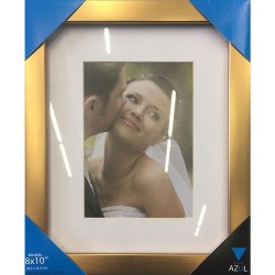 Marco Eta-04 1 ventana 20.3x25.4cm negro oro