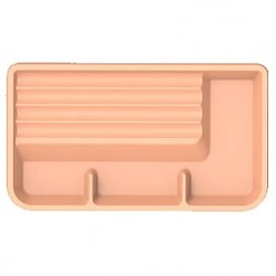 CHAROLA ORGANIZADORA ABEL 63119 21X12X19CM ROSA
