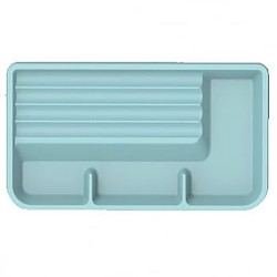 CHAROLA ORGANIZADORA ABEL 63119 21X12X19CM AZUL