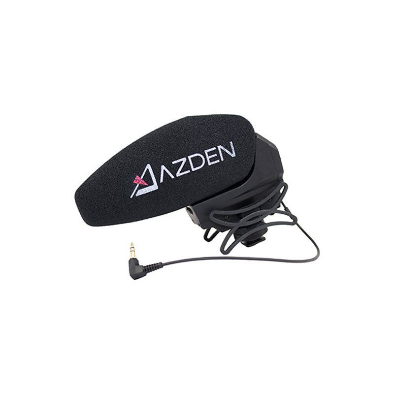 MICRÓFONO PROFESIONAL PARA VÍDEO CON OPCIÓN STÉREO Y MONO AZDEN SMX-30 NEGRO