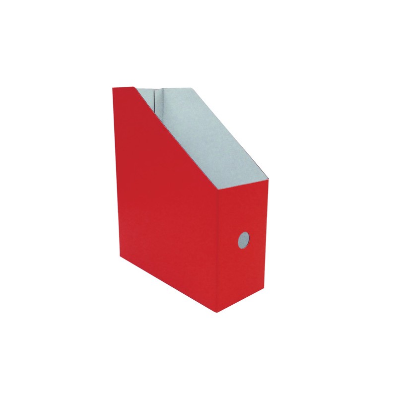 Revistero Kiel Tamaño Carta Cartón Color Rojo