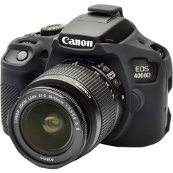 Funda Negra Easycover para Canon 4000D/T100