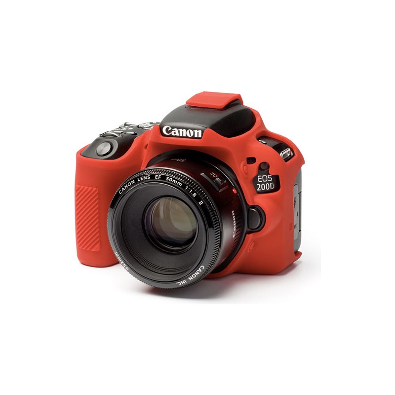 Funda Roja Easycover para Canon 200D/250D/SL2/SL3