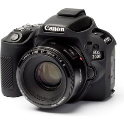 Funda Easycover Negra Canon 200D/250D/SL2/SL3