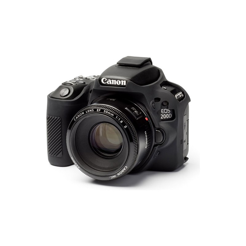 Funda Easycover Negra Canon 200D/250D/SL2/SL3