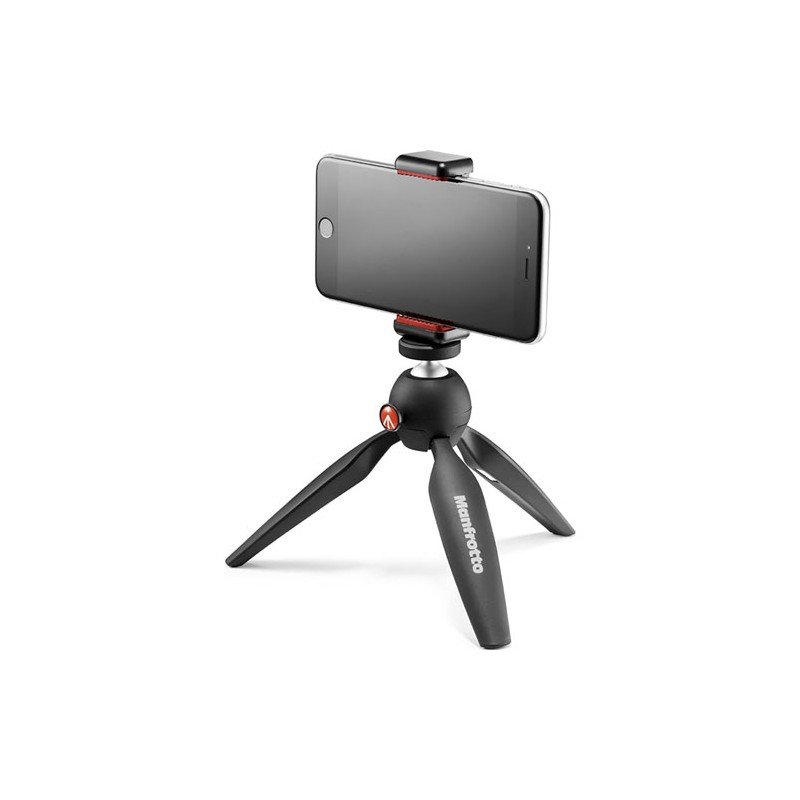 Pixi negro con montura para smartphone