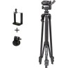 Tripie Con Cabeza De 3 Movimientos 5858D  Y Adaptadores Para Smartphones And Gopro
