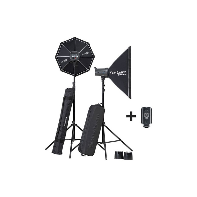Juego de flashes electrónicos con accesorios D-Lite 4 Rx