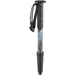 Monopie Element MII aluminio negro 5 secciones