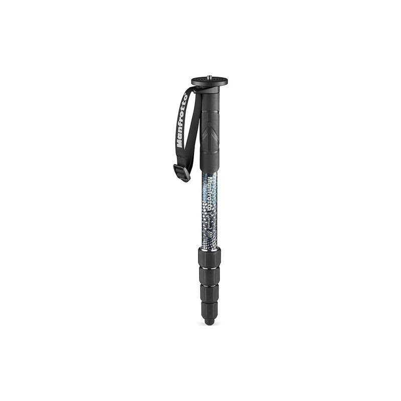 Monopie Element MII aluminio negro 5 secciones