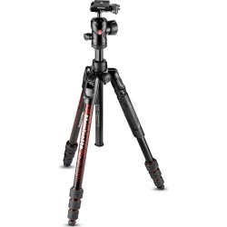 Kit de tripie Befree Advanced con Twistlock y cabeza de bola rojo