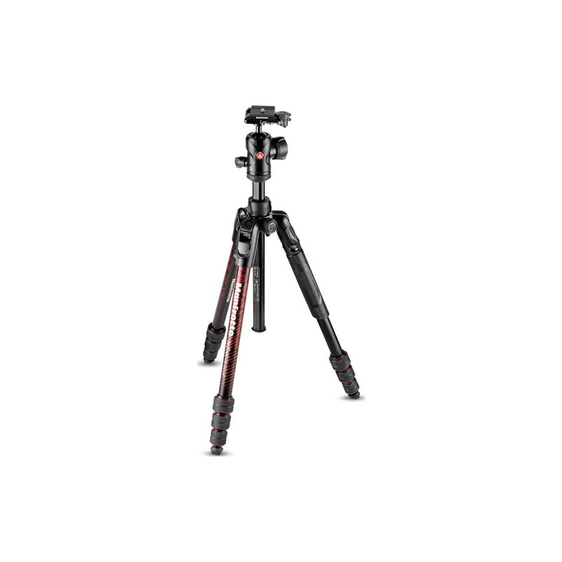 Kit de tripie Befree Advanced con Twistlock y cabeza de bola rojo