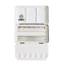 Estuche De Metal Schmincke Para 12 Medias Pastillas