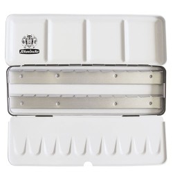 Estuche De Metal Schmincke Para 24 Medias Pastillas
