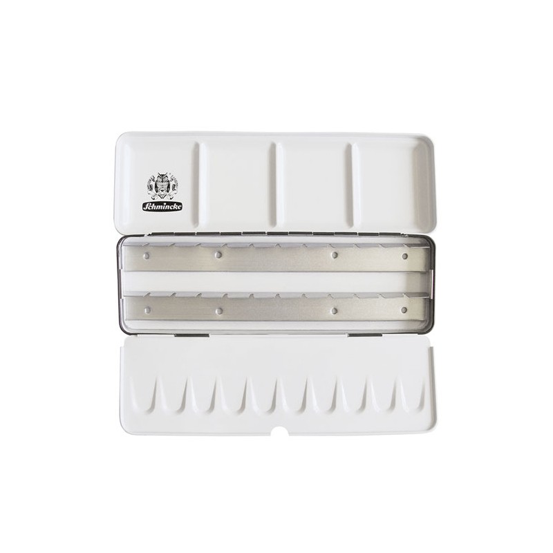 Estuche De Metal Schmincke Para 24 Medias Pastillas