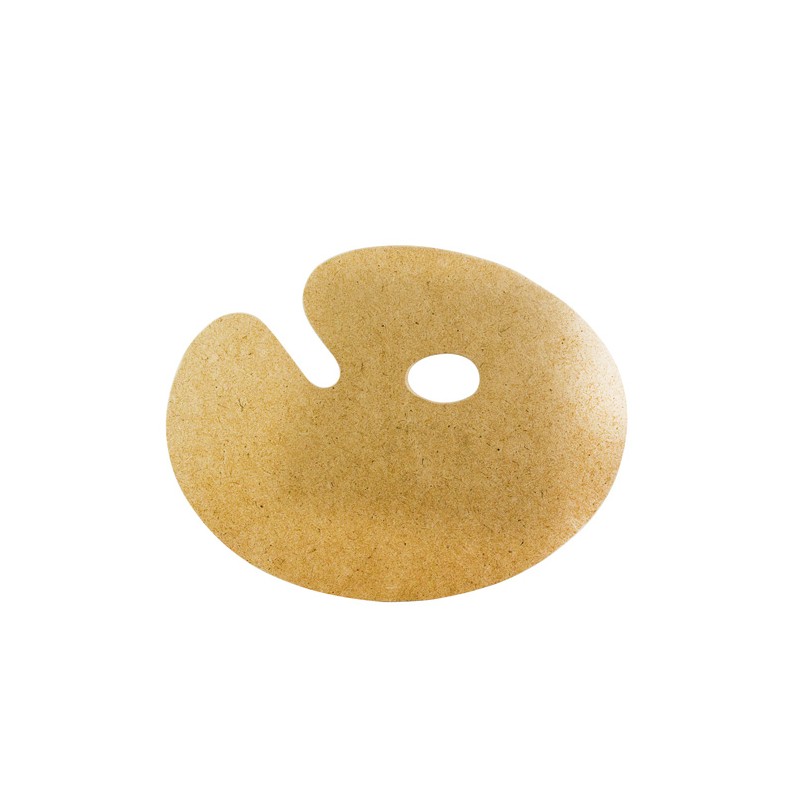 Paleta Para Pintor Rodin Ovalada 19.5X25 Cm