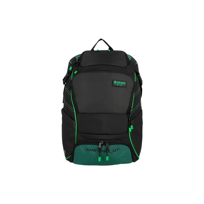 Backpack Xtrem Gamerpack de 17 Pulgadas Negro/Verde
