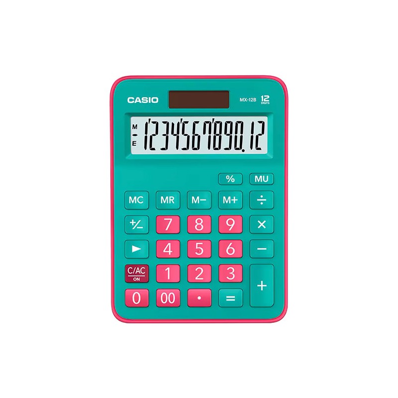 Calculadora Semi Escritorio Casio Mx-12B-Gnrd Verde