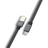CABLE STUFFACTORY USB- MICRO USB 1M GRIS-NEGRO