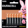 Pilas Duracell Promopack AAA con 4 pilas + 2 piezas