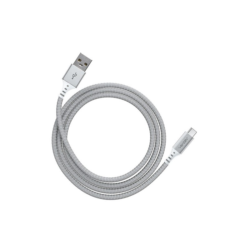 CABLE ACERO USB A USB TIPO C VENTEV 1.2M