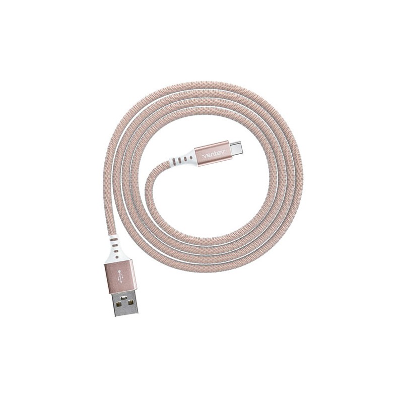 CABLE ACERO USB A USB TIPO C VENTEV 1.2M
