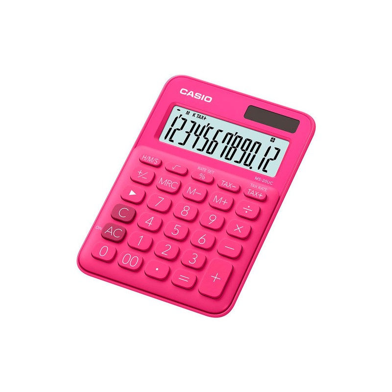 CALCULADORA DE SEMI-ESCRITORIO CASIO MS-20UC-RD