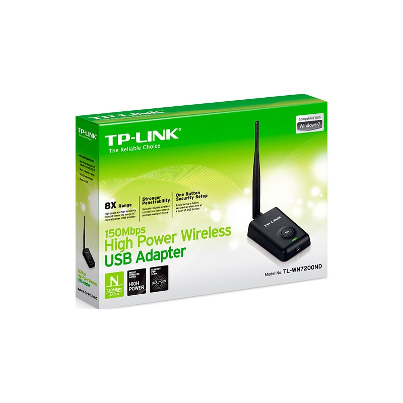 TARJETA DE RED INALÁMBRICA TP-LINK Mod. TL-WN7200ND