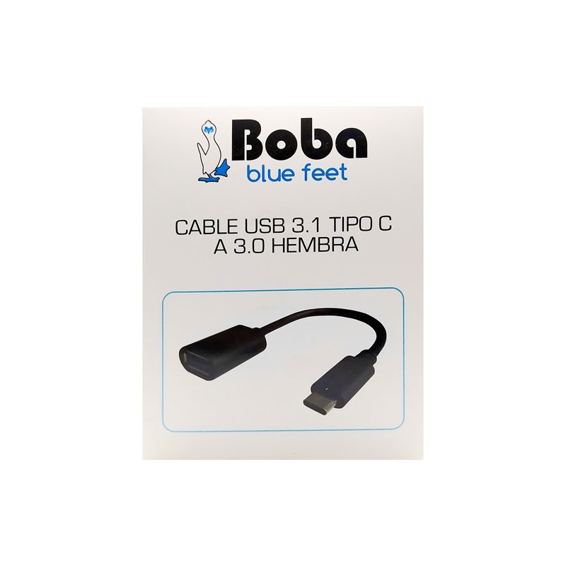 Adaptador Boba i-igutc07 USB-C macho/USB-A hembra