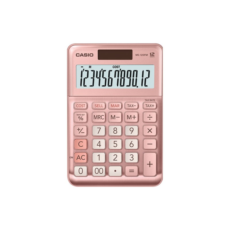 Calculadora de escritorio Casio Ms-120Fm-Pk-W-Dp