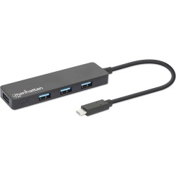 Adaptador Manhattan 164924 Hub 4 puertos Usb-A