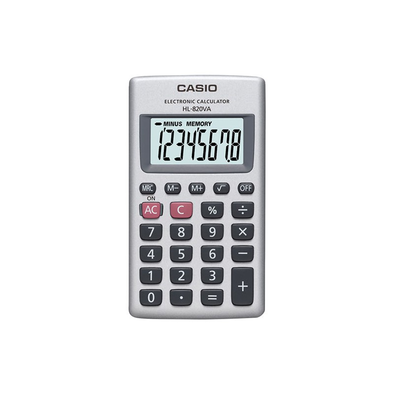 Calculadora Portátil Casio Hs-8Va-S-Mh