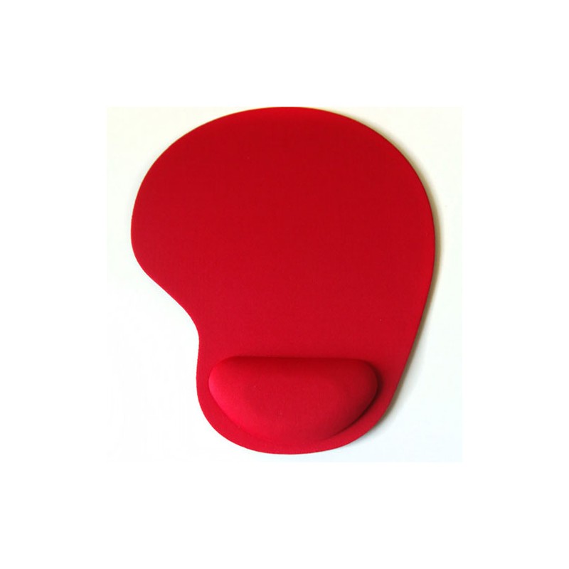 Mousepad Boba IT-MPD002R Con Reposa Muñeca Rojo