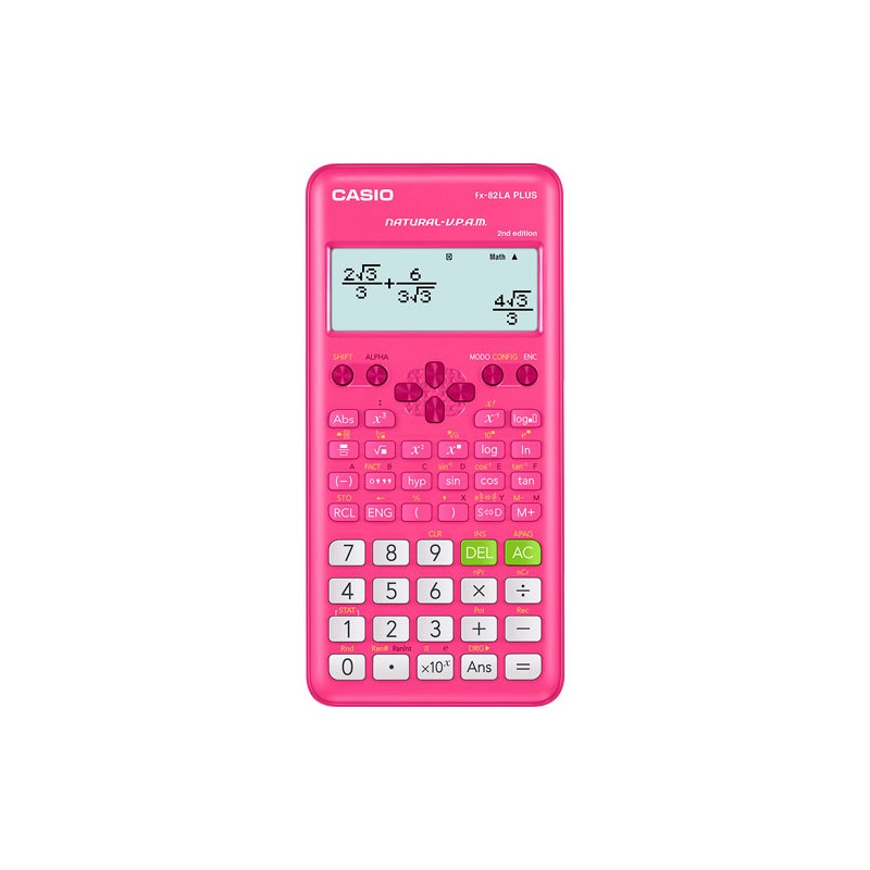 Calculadora Científica Casio FX-82LAPLUS2-PK Color Rosa