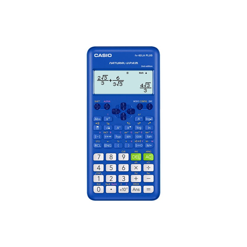 Calculadora Científica Casio FX-82LA PLUS2-BU Azul