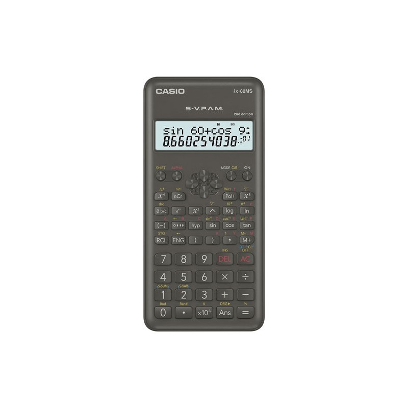 CALCULADORA CIENTÍFICA CASIO FX82MS-2-S-MH