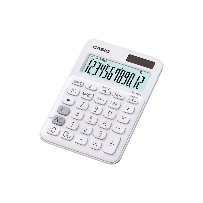 CALCULADORA DE SEMI-ESCRITORIO CASIO MS-20UC-WE