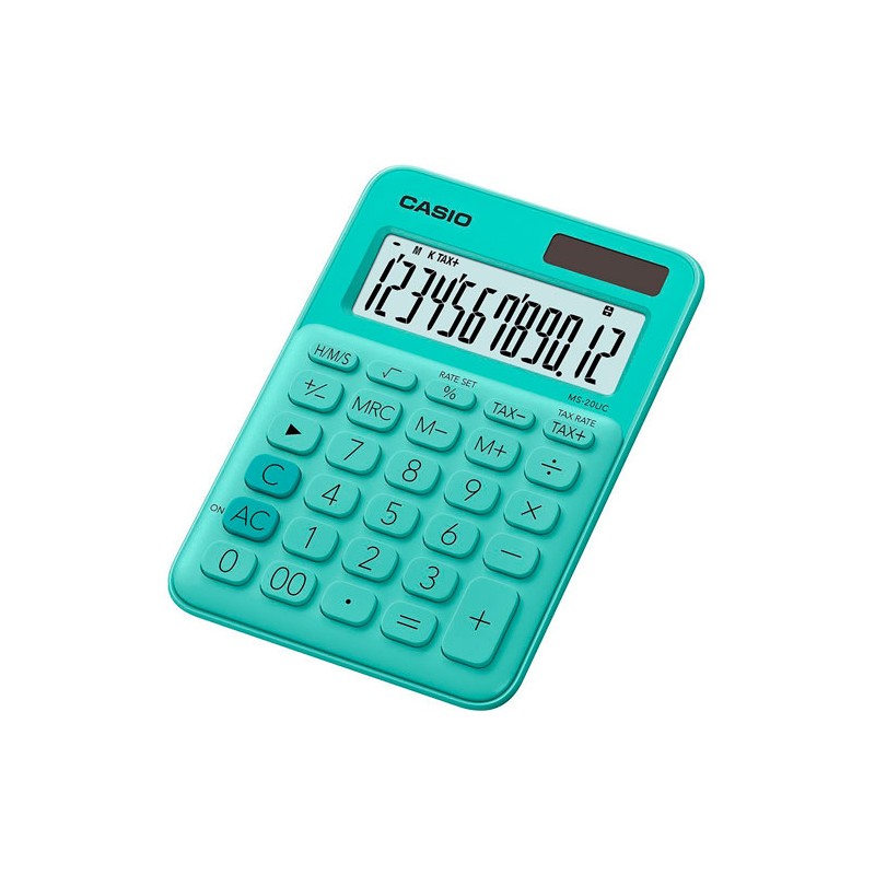 CALCULADORA DE SEMI-ESCRITORIO CASIO MS-20UC-GN