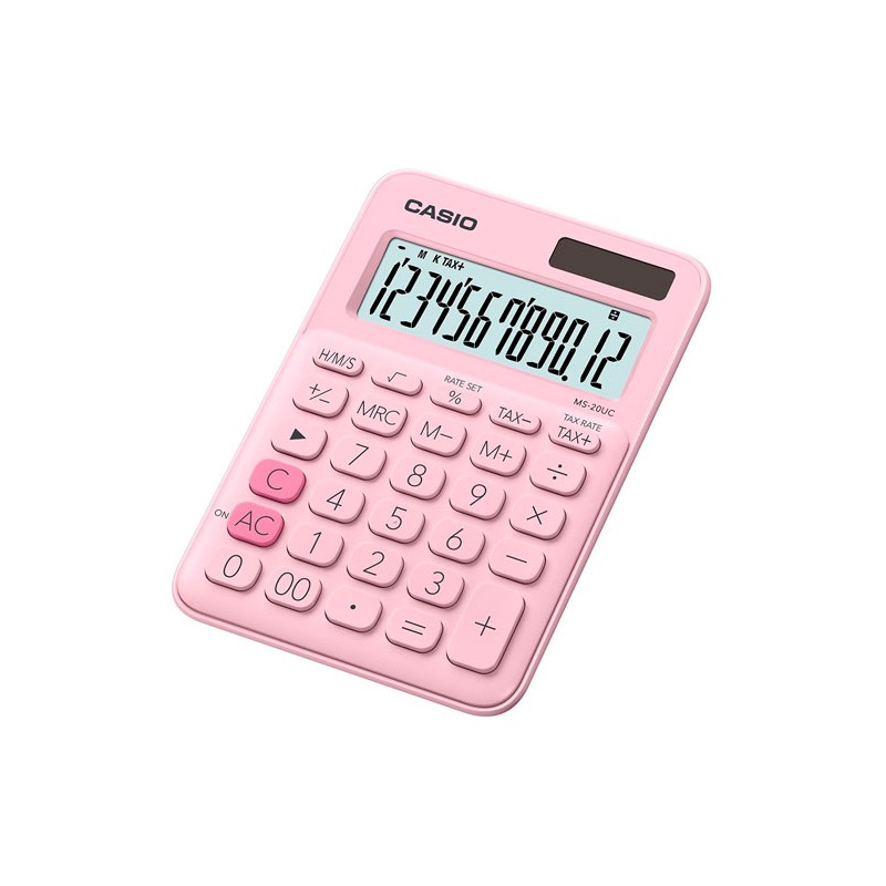 CALCULADORA DE SEMI-ESCRITORIO CASIO MS-20UC-PK