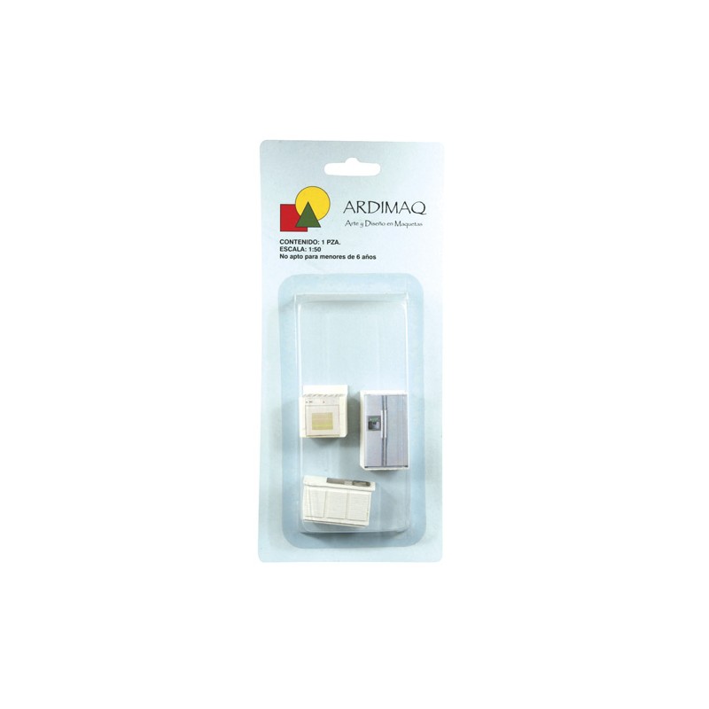 Accesorios de cocina para maqueta escala 1:50