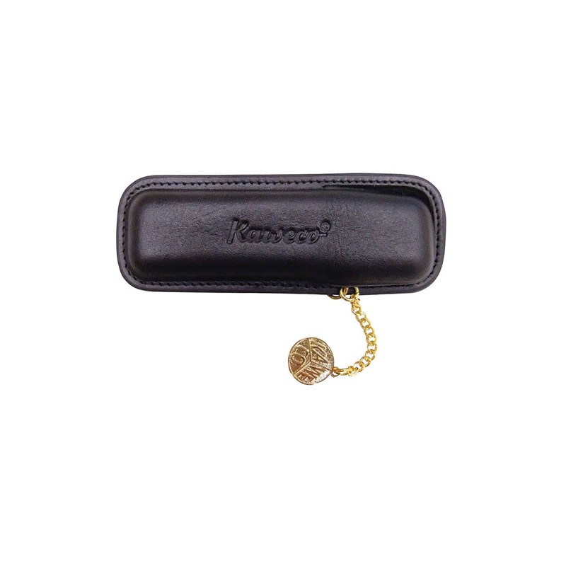 Estuche de piel con cadena Kaweco para 2 bolígrafos Classic
