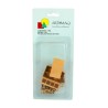 Comedor De Madera Rectángular Escala 1:50 Para Maqueta