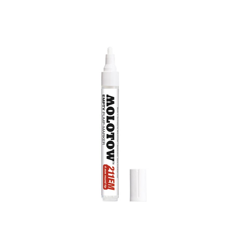 MARCADOR VACÍO MOLOTOW 211EM REDONDO 4 MM