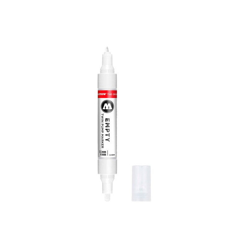 Marcador Vacío Molotow Twin 1.5-4 Mm